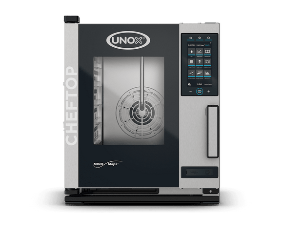 Cuptor UNOX pentru bucatarie CHEFTOP MIND.Maps COMPACT PLUS 5 tavi GN 1/1 alimentare electrica, comenzi touch screen cu display 9.5"