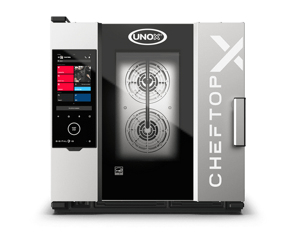 Cuptor UNOX pentru bucatarie CHEFTOP-X 6 tavi GN 1/1 alimentare electrica, comenzi touch screen cu display 16"