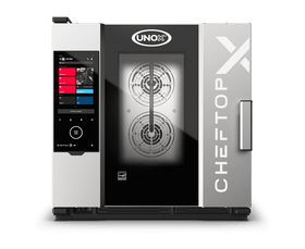 Cuptor UNOX pentru bucatarie CHEFTOP-X 6 tavi GN 1/1 alimentare electrica, comenzi touch screen cu display 16" - 0