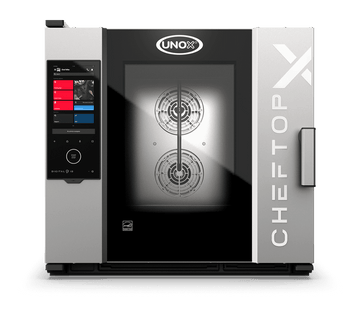 Cuptor UNOX pentru bucatarie CHEFTOP-X 6 tavi GN 21 alimentare pe gaz, comenzi touch screen cu display 16