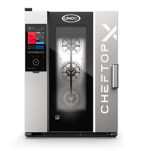 Cuptor UNOX pentru bucatarie CHEFTOP-X  10 tavi GN 1/1 alimentare electrica, comenzi touch screen cu display 16"