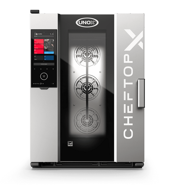 Cuptor UNOX pentru bucatarie CHEFTOP-X  10 tavi GN 1/1 alimentare electrica, comenzi touch screen cu display 16"