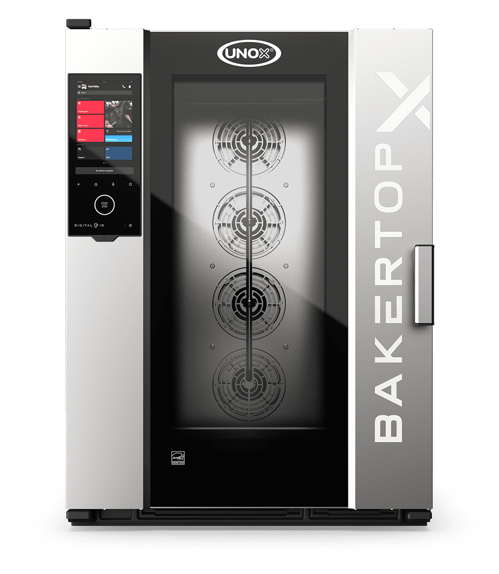 Cuptor UNOX pentru patiserie BAKERTOP-X 10 tavi 600x400 alimentare electrica, comenzi touch screen cu display 16"