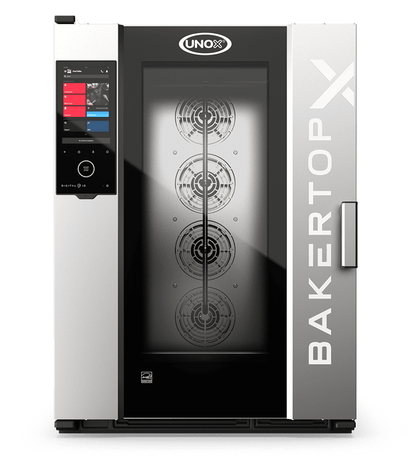Cuptor UNOX pentru patiserie BAKERTOP-X 10 tavi 600x400 alimentare electrica, comenzi touch screen cu display 16"
