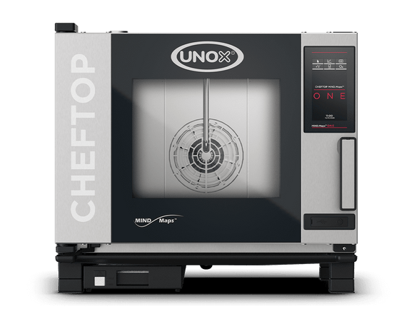Cuptor UNOX pentru bucatarie CHEFTOP MIND.Maps ONE 5 tavi GN 1/1 alimentare electrica, comenzi touch screen cu display 9.5"