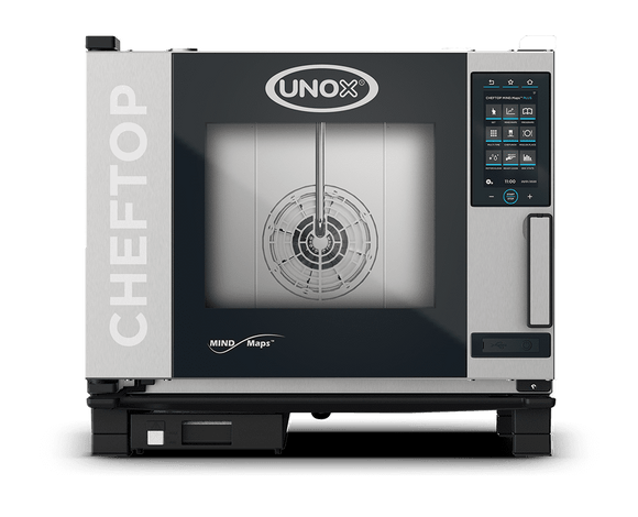Cuptor UNOX pentru bucatarie CHEFTOP MIND.Maps PLUS 5 tavi GN 1/1 alimentare electrica, comenzi touch screen cu display 9.5"