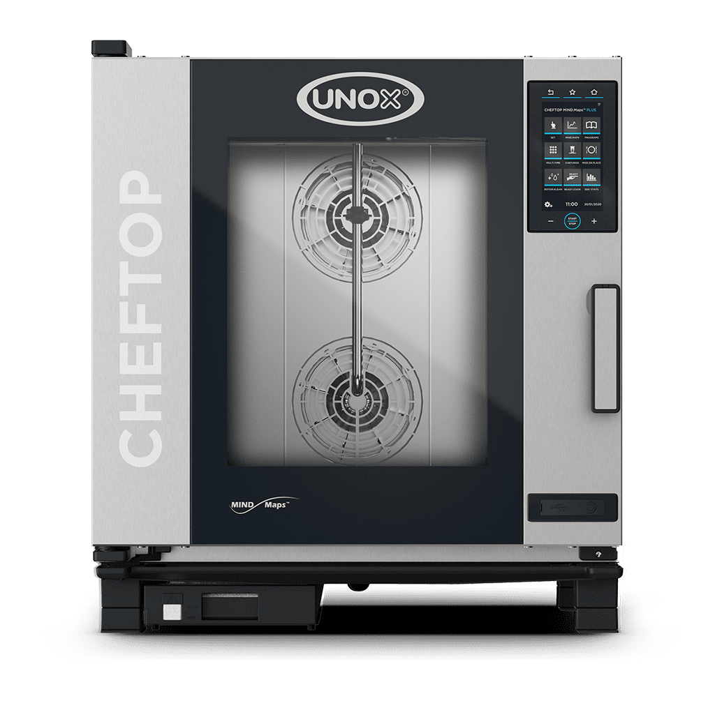 Cuptor UNOX pentru bucatarie CHEFTOP MIND.Maps PLUS 7 tavi GN 11 alimentare electrica, comenzi touch screen cu display 9.5