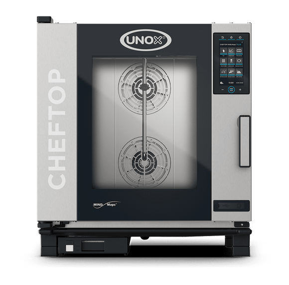 Cuptor UNOX pentru bucatarie CHEFTOP MIND.Maps PLUS 7 tavi GN 1/1 alimentare electrica, comenzi touch screen cu display 9.5"