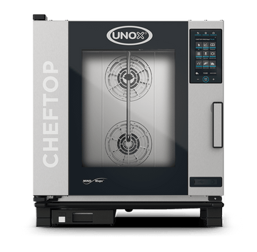Cuptor UNOX pentru bucatarie CHEFTOP MIND.Maps PLUS 7 tavi GN 11 alimentare pe gaz, comenzi touch screen cu display 9.5