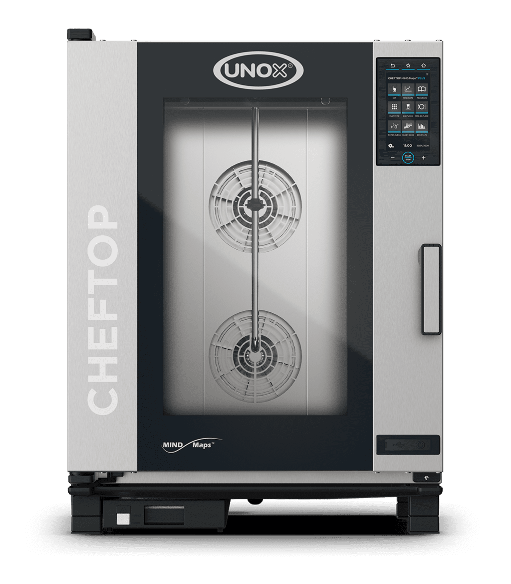 Cuptor UNOX pentru bucatarie CHEFTOP MIND.Maps PLUS 10 tavi GN 11 alimentare electrica, comenzi touch screen cu display 9.5