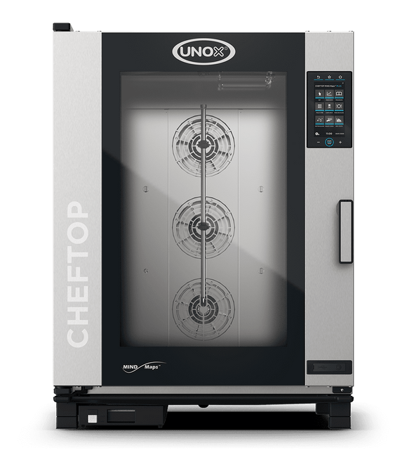Cuptor UNOX pentru bucatarie CHEFTOP MIND.Maps PLUS 10 tavi GN 2/1 alimentare electrica, comenzi touch screen cu display 9.5"