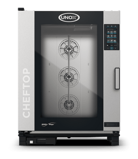 Cuptor UNOX pentru bucatarie CHEFTOP MIND.Maps PLUS 10 tavi GN 2/1 alimentare pe gaz, comenzi touch screen cu display 9.5" - 0