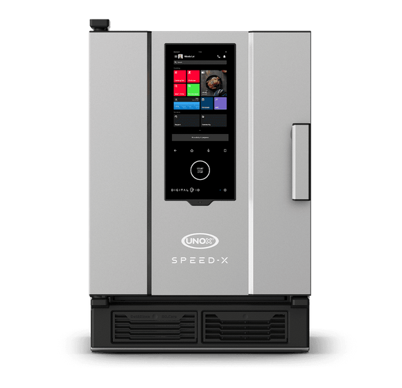Cuptor de putere UNOXSPEED-X alimentare electrica, comenzi touch screen cu display 16"