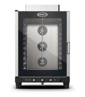 Cuptor UNOX pentru patiserie BAKERLUX 10 tavi 600x400 alimentare pe gaz, comenzi electromecanice - 0