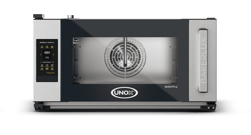 Cuptor UNOX pentru patiserie BAKERLUX SHOP.Pro TOUCH 3 tavi 600x400 alimentare electrica, comenzi touch screen cu display 2.4"