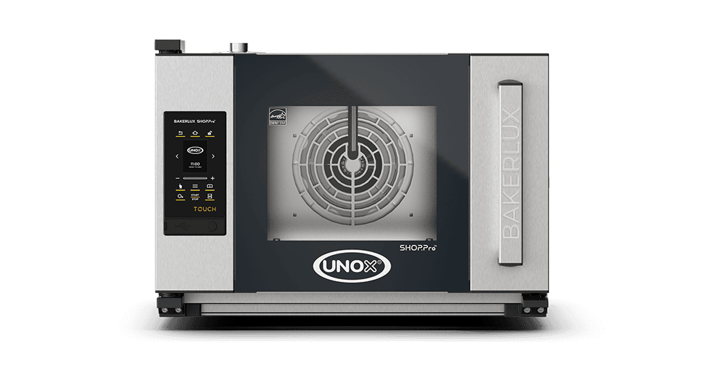 Cuptor UNOX pentru patiserie BAKERLUX SHOP.Pro TOUCH 3 tavi 460x330 alimentare electrica, comenzi touch screen cu display 2.4"