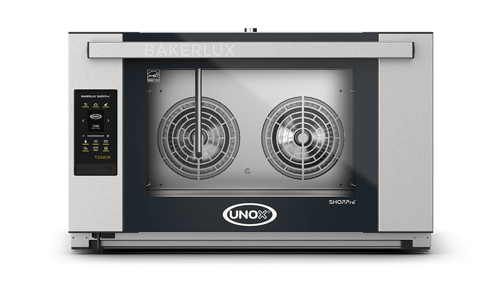 Cuptor UNOX pentru patiserie BAKERLUX SHOP.Pro TOUCH 4 tavi 600x400 alimentare electrica, comenzi touch screen cu display 2.4"