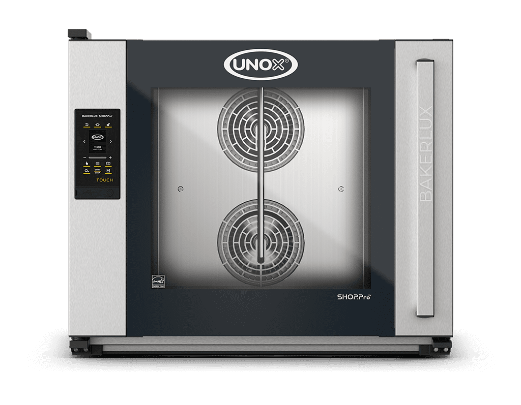 Cuptor UNOX pentru patiserie BAKERLUX SHOP.Pro TOUCH 6 tavi 600x400 alimentare electrica, comenzi touch screen cu display 2.4"