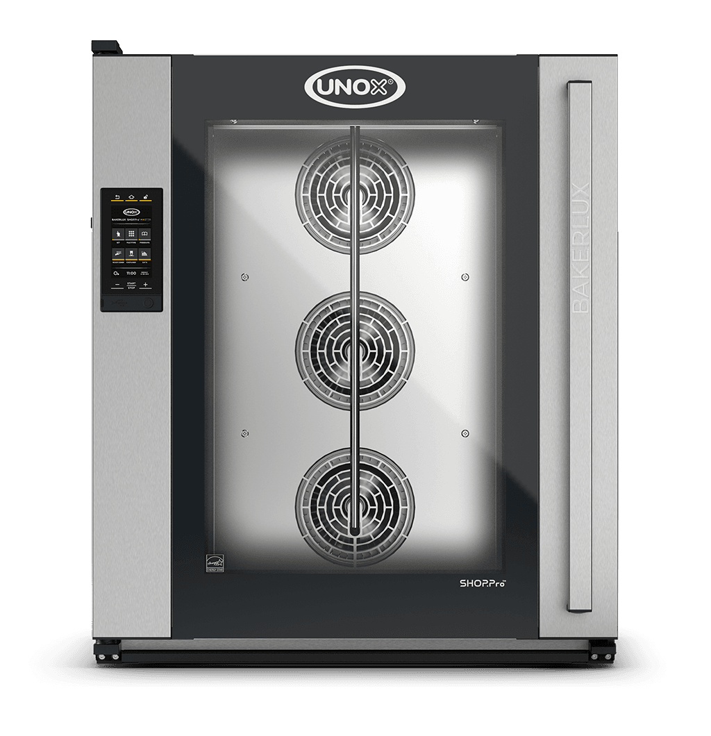 Cuptor UNOX pentru patiserie BAKERLUX SHOP.Pro MASTER10 tavi 600x400 alimentare electrica, comenzi touch screen cu display 7"