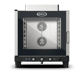 Cuptor UNOX pentru bucatarie CHEFLUX 7 tavi GN 1/1 alimentare pe gaz, comenzi electromecanice - 0