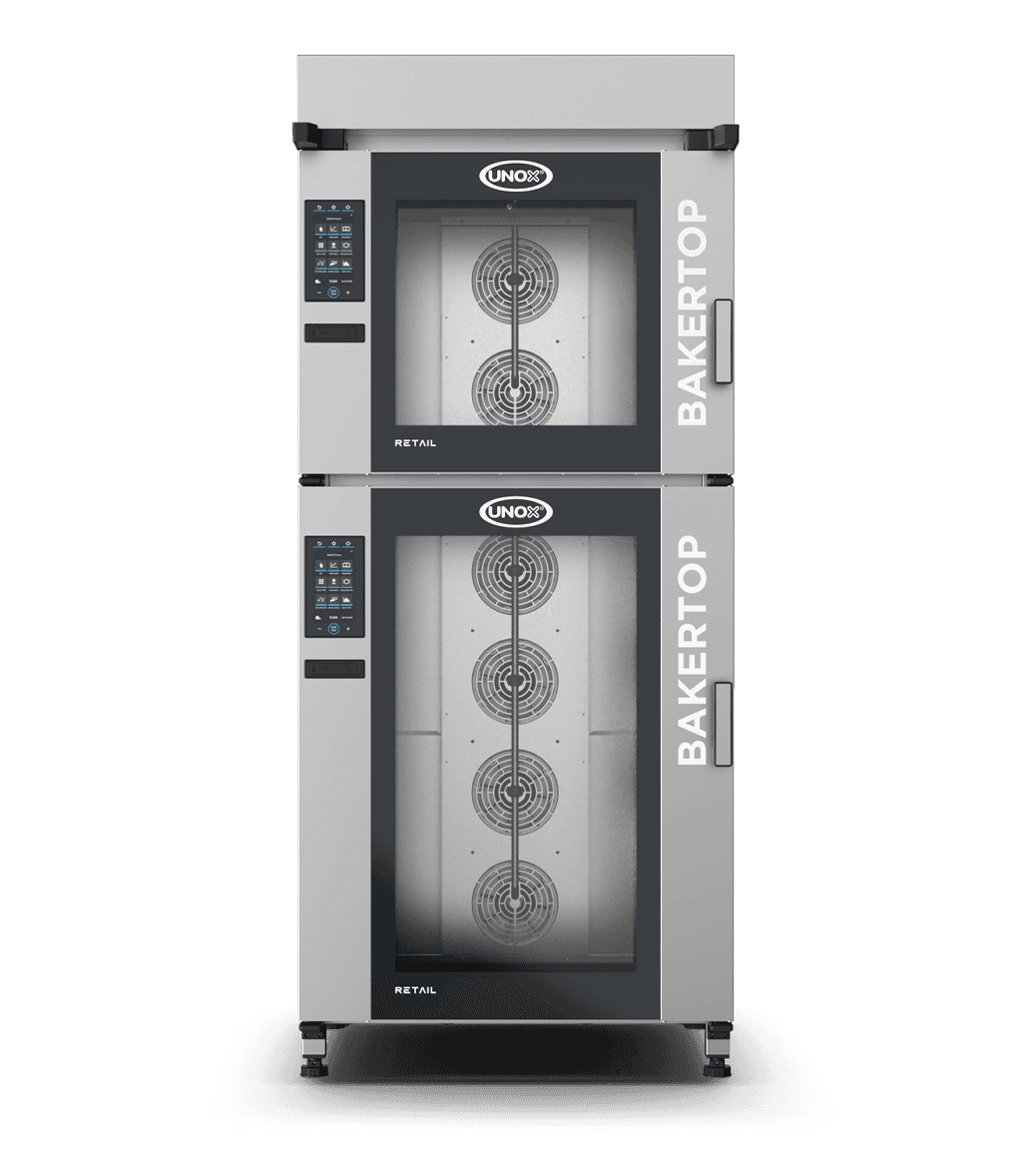 Cuptor UNOX pentru patiserie BAKERTOP RETAIL alimentare electrica, comenzi touch screen cu display 9.5"