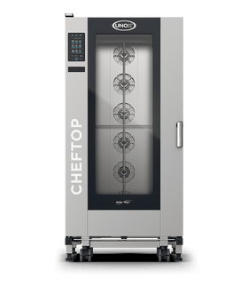 Cuptor UNOX pentru bucatarie CHEFTOP MIND.Maps PLUS 20 tavi GN 2/1 alimentare pe gaz, comenzi touch screen cu display 9.5" - 0