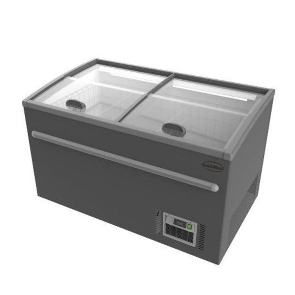 Congelator tip insula pentru magazin alimentar, 530 Litri, 145 cm.