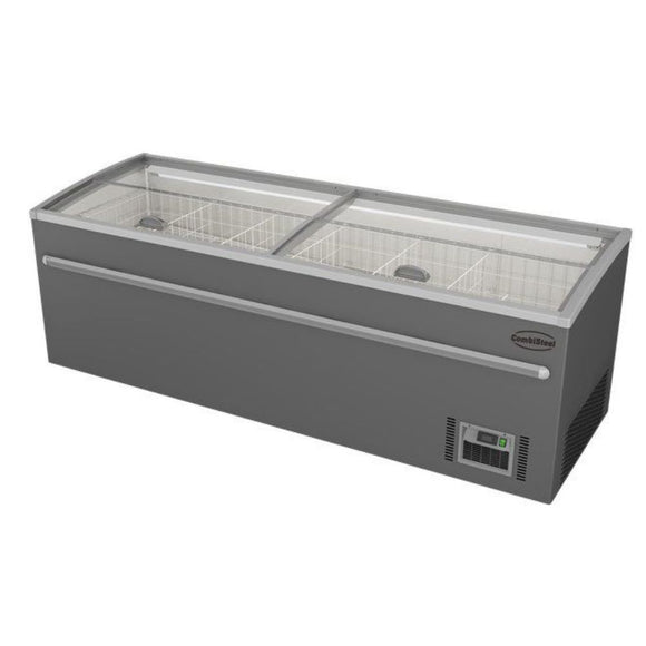 Congelator tip insula pentru magazin alimentar, 1040 Litri, 250 cm.
