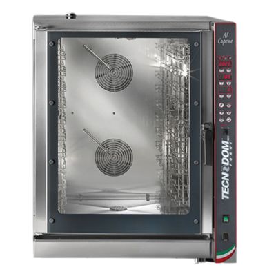 Cuptor electric 10 tavi (GN 1/1 sau 60x40 cm) comenzi digitale, abur, sistem de spalare 12,7 kW