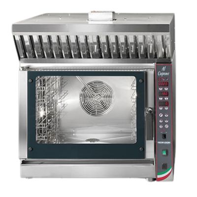 Cuptor electric 5 tavi (GN 1/1 sau 60x40 cm) comenzi digitale, abur, hota, sistem de spalare 6,45 kW