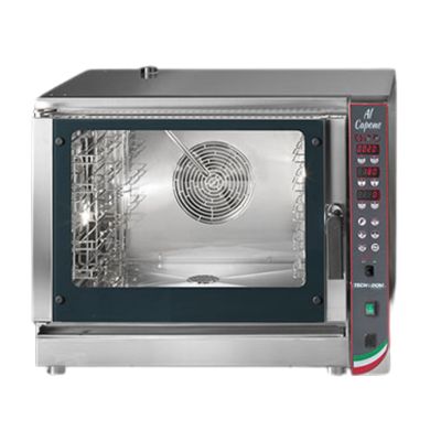 Cuptor electric 5 tavi (GN 1/1 sau 60x40 cm) comenzi digitale, abur, hota, sistem de spalare 6,45 kW