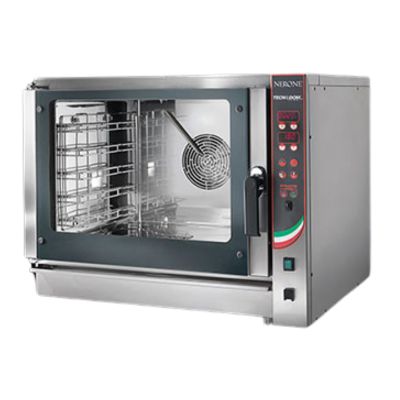 Cuptor electric 5 tavi (GN 1/1 sau 60x40 cm) comenzi digitale, cu abur, 6,45 kW