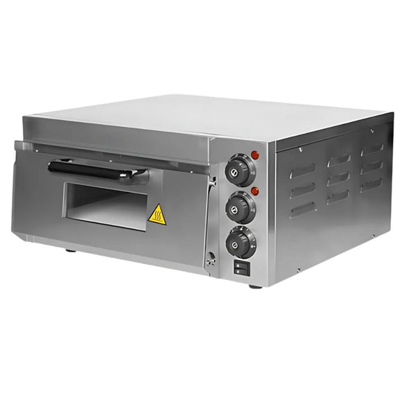 Cuptor pizza / paine cu 1 camera de 40x40xH12 cm, alimentare 230 V, putere 2kW,
