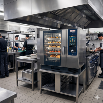 Cuptor RATIONAL iCombi Pro, 6 tavi GN 1/1, gaz 13 kW - 0