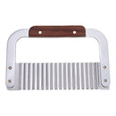 Cutit ondulat 19 cm, inox - eurogastro.ro