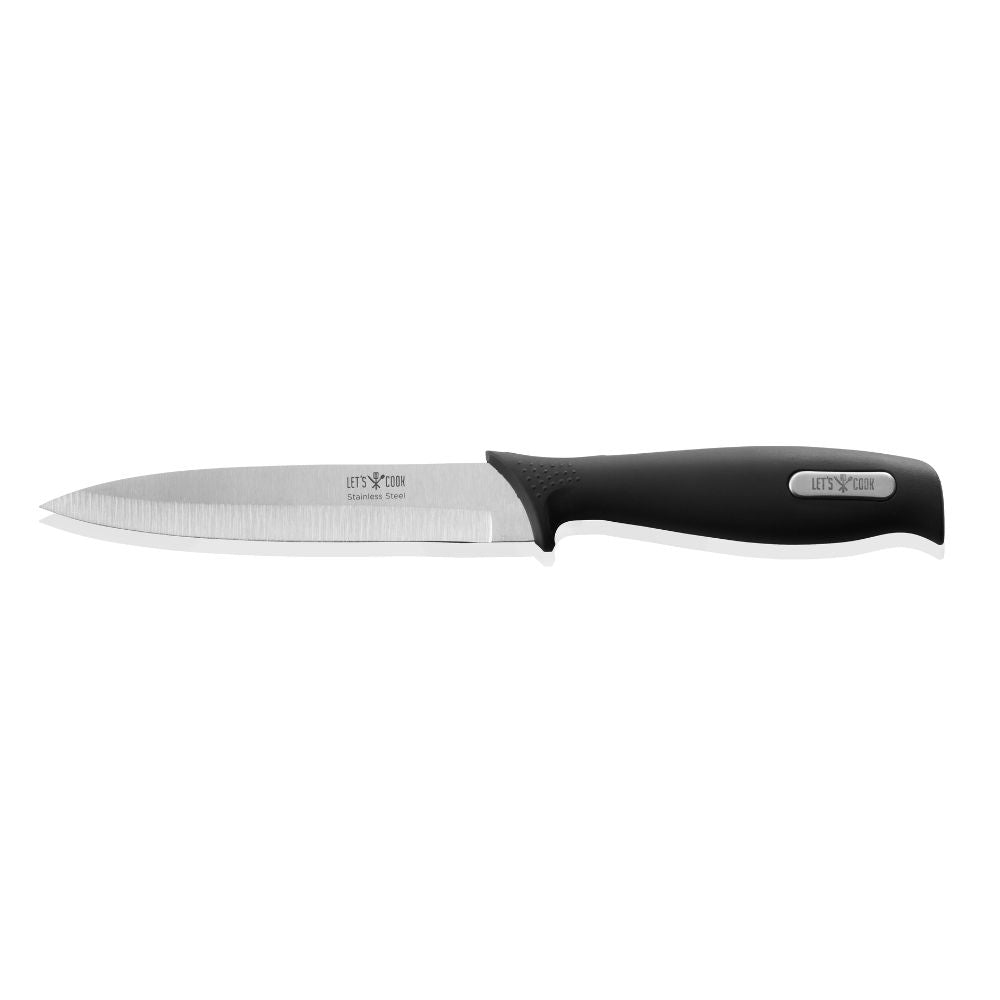 Cutit universal lama 13 cm, inox, maner cauciuc