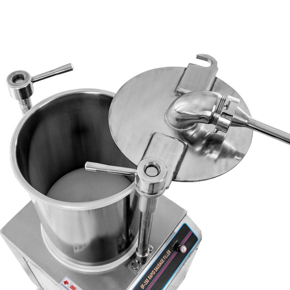 Sprit hidraulica Mega M pentru carnati salam, inox, capacitate 35 L, productivitate 600 kgh, 1,1 kW