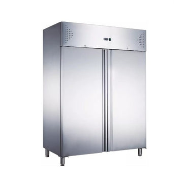 Frigider Vertical din Inox Hurakan 6 rafturi GN 2/1, 0.4 kW, 220 V, 1480 × 830 × 2010 mm