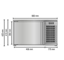 Abatitor Racitor Tecnodom - Italia rapid, 3 tavi GN 23, temp. 3 -40 , digital, 0.55 kW