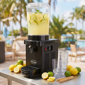 Dozator refrigerat limonada, sucuri naturale cu pulpa, iaurt, ayran,  10 L, +3/+10 °C