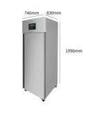 Dulap frigorific inox Unninox UNN650TN, 650 L, racire ventilata - imaginea 2
