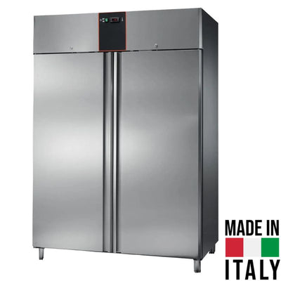 Dulap refrigerare inox cu 2 usi GN 2/1, 1400 Litri, -2/+8 °C, 0.69 kW