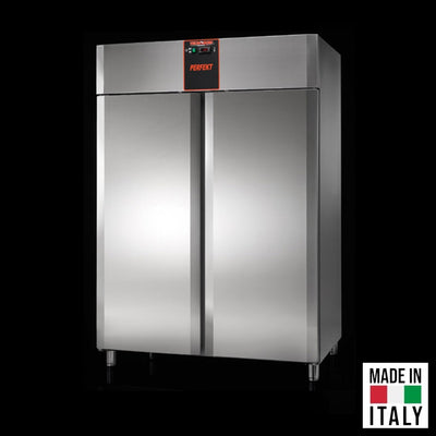 Dulap congelator cu usa de sticla 1400 BT clasa D Tecnodom, 770 litri, -18/-22 °C - Made in Italy
