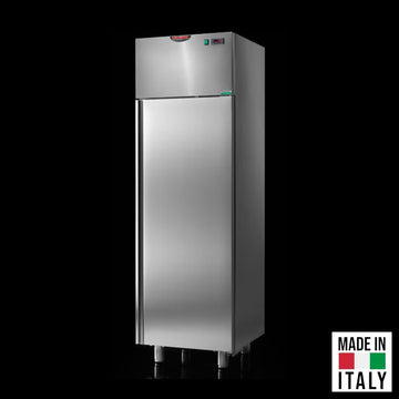 Dulap congelator cu usa de sticla 400 BT Tecnodom, 294 litri, -18/-22 °C - Made in Italy