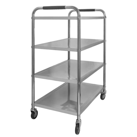 Carucior gastronomic pentru ospatari X STANDARD 86x54x126 cm 4 rafturi inox