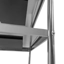 Carucior gastronomic pentru ospatari X STANDARD 86x54x154 cm 5 polite inox-5