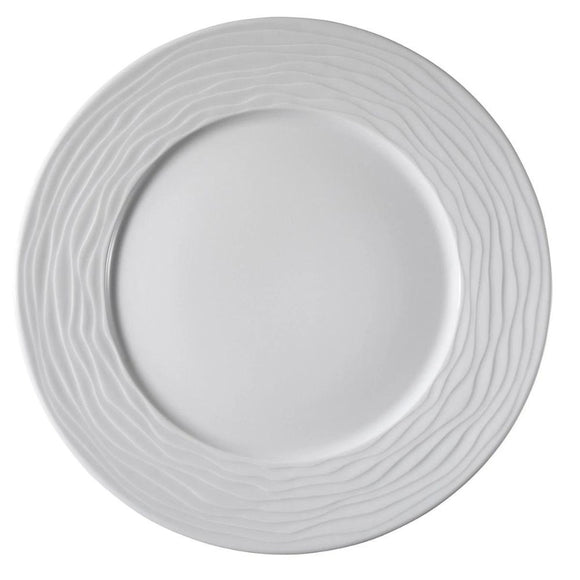 Farfurie plata de baza Ø 30 cm, portelan alb - model Sea Wave