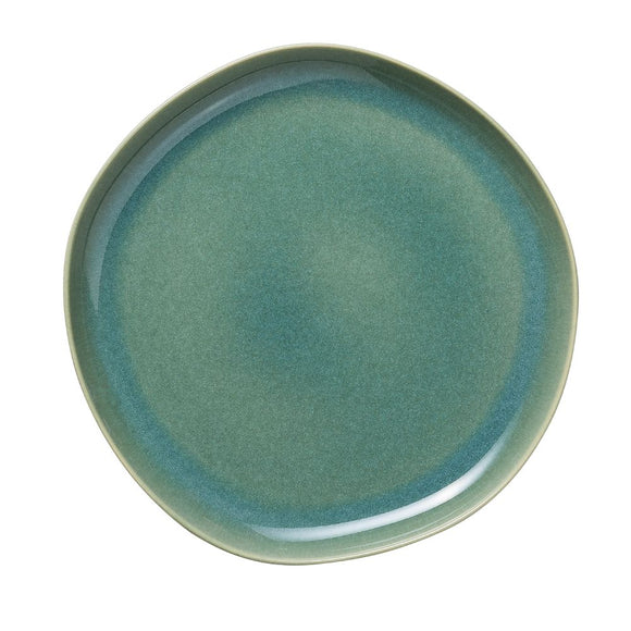 Set 6 farfurii Ø28 cm, ceramica - model Organic Myrtle Green