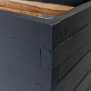 Ghiveci de flori din lemn H-74 cm L-120 cm G-60 cm antracit-6