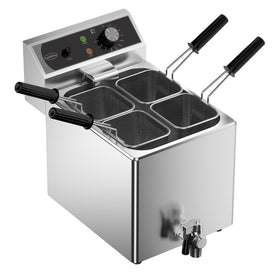 Fierbator paste profesional, electric, 8 Litri, 4 cosuri, 3,15 kW, 230 V.